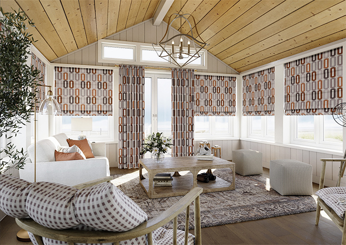 Soho, Terracotta - Roman Blind - Image 7